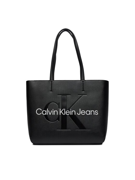 Calvin Klein Jeans Calvin Klein Jeans Kabelka Sculpted Shopper29 Mono K60K610276 Černá