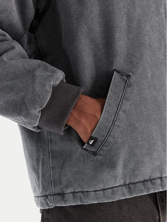 Quiksilver Quiksilver Jeansjacke Shaper Pad EQYJK04174 Grau Regular Fit