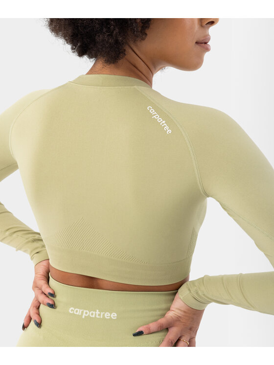 Carpatree Carpatree Top Blaze longsleeve Zielony Fitted Fit