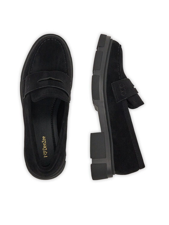 DeeZee DeeZee Loafersy LZP01 Czarny