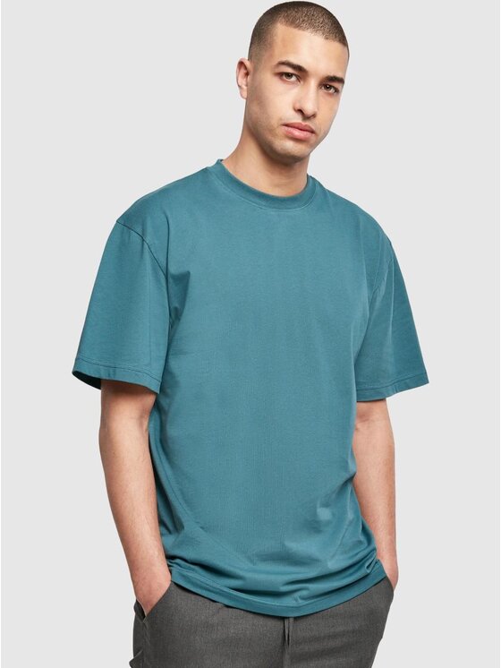 Urban Classics Urban Classics T-Shirt Koszulka Z Krótkim Rękawem Męska Niebiesko Zielona Urban Classics TB006 M Niebieski Oversize