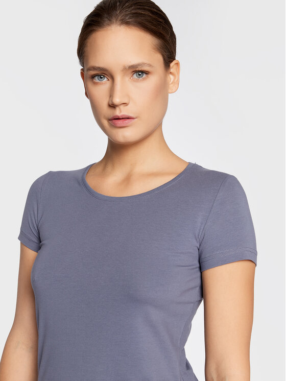 4F 4F T-shirt H4Z22-TSD020 Grigio Slim Fit