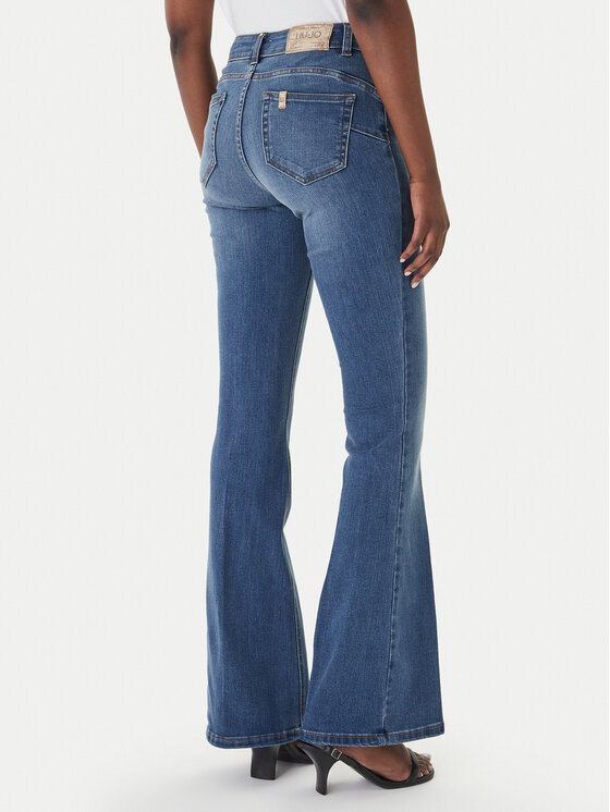Liu Jo Liu Jo Jeansy UA6015 D0318 Tmavomodrá Flare Fit