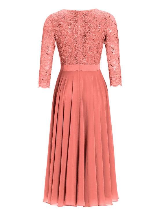 Swing Swing Coctailkleid 5AE29100 Korallenfarben Regular Fit