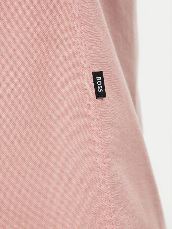 BOSS BOSS Marškiniai H-Roan 50555920 Rožinė Slim Fit