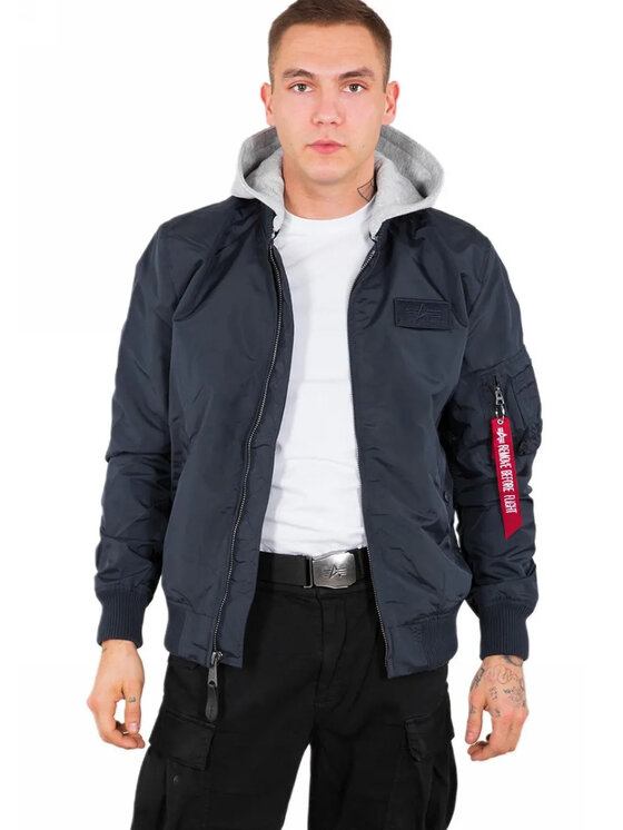 Alpha Industries Alpha Industries Bundy bomber AI.196108-07 Tmavomodrá Core Fit