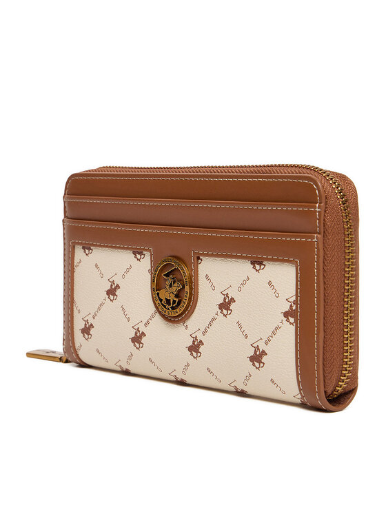 Beverly Hills Polo Club Beverly Hills Polo Club Портфейл CEO-BHPC-W1-001-AW25 Екрю