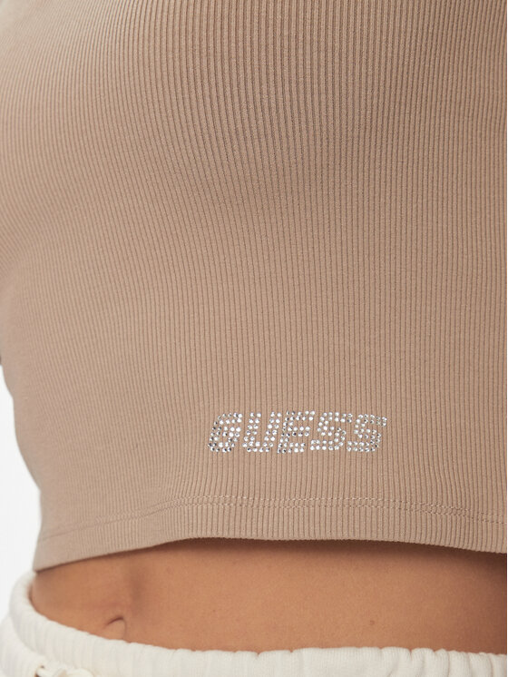 Guess Guess T-Shirt Edie V4RP10 K8RT2 Różowy Regular Fit