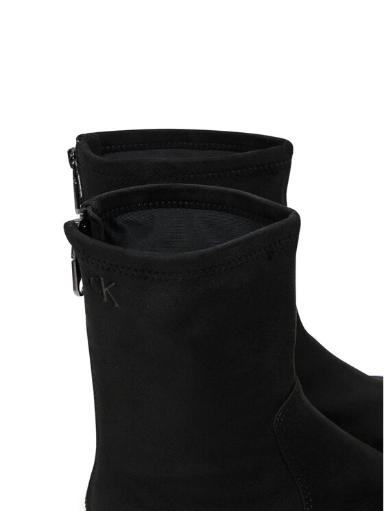 Calvin Klein Jeans Calvin Klein Jeans Škornji Flatform Zip Mg Ss YW0YW01602 Črna