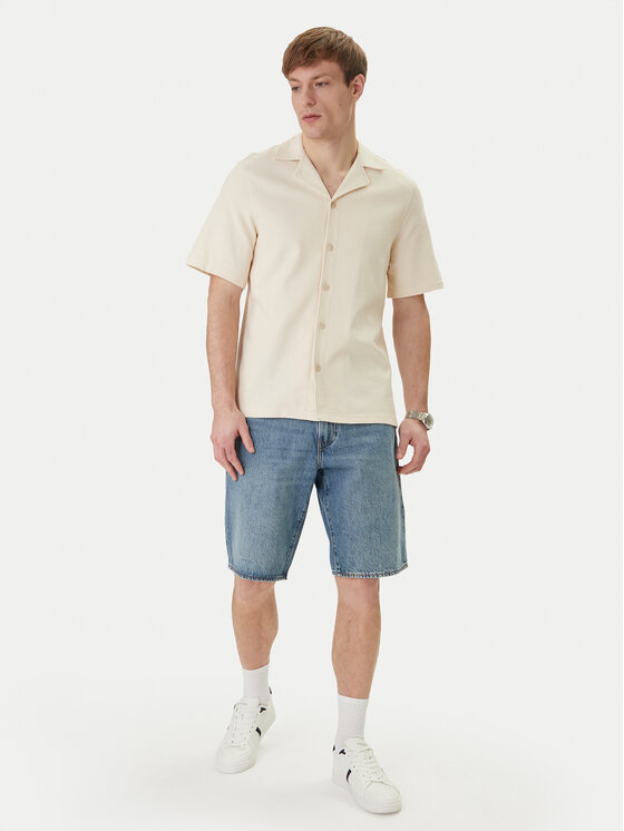 Guess Guess Сорочка M6GP10 K3079 Écru Regular Fit