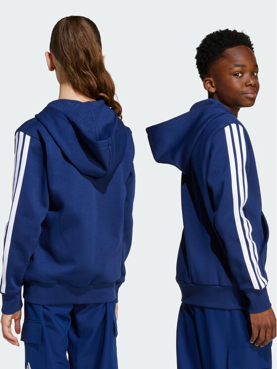 adidas adidas Bluza Essentials Full-Zip Niebieski jasny Regular Fit