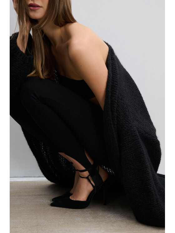 Fobya Fobya Kardigan F2111 Czarny Basic Fit