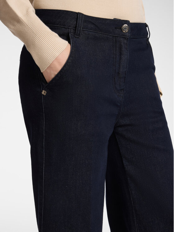 Elena Mirò Elena Mirò Jeansy P408G000423N034 Niebieski Flare Fit