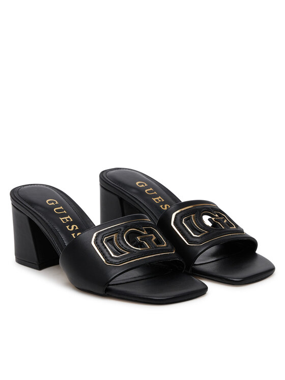 Guess Guess Šlepetės per pirštą 172849 Juoda