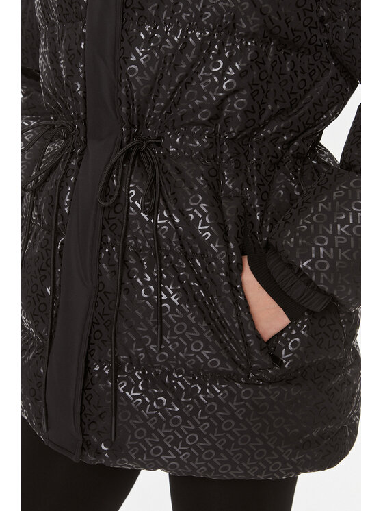 PINKO PINKO Kurtka zimowa Convalia 101641 A127 Czarny Regular Fit
