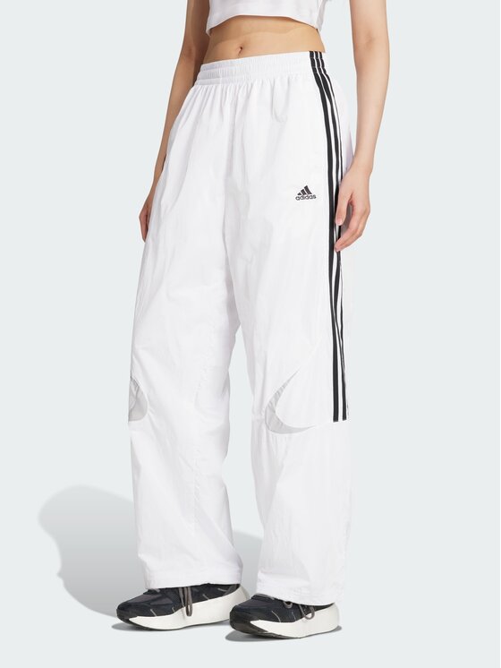 adidas adidas Spodnie dresowe Adicolor Biały Oversize