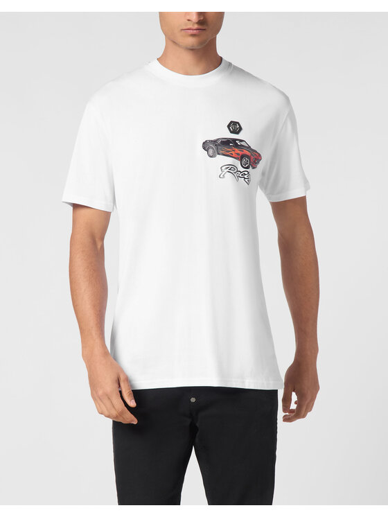 PHILIPP PLEIN PHILIPP PLEIN T-shirt 21095 Bianco Regular Fit