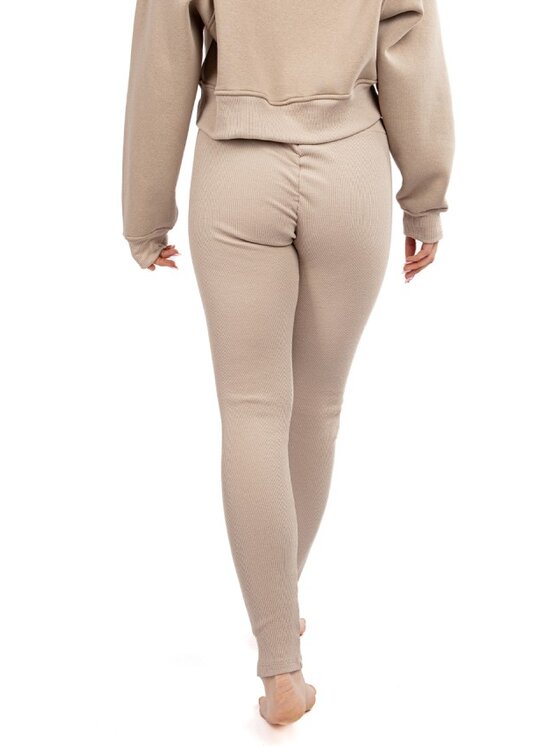 DKaren Sport DKaren Sport Legginsy DK-K-B13 Beżowy Classic Fit