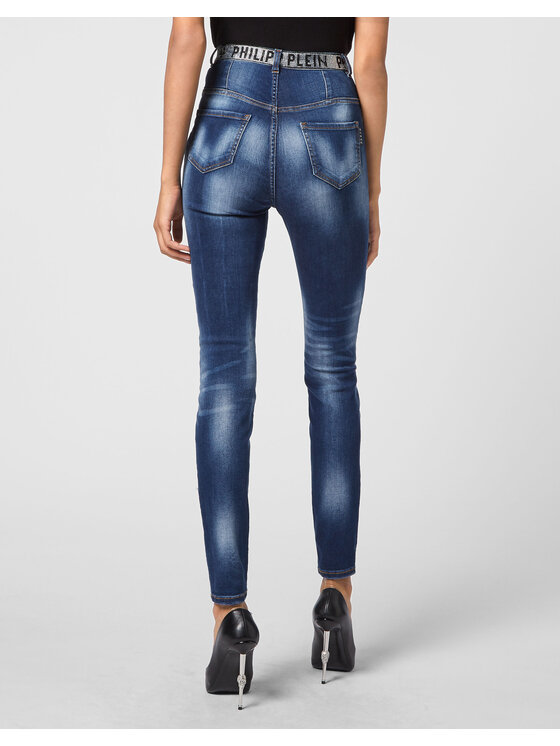PHILIPP PLEIN PHILIPP PLEIN Jeansy 5677 Niebieski jasny Slim Fit