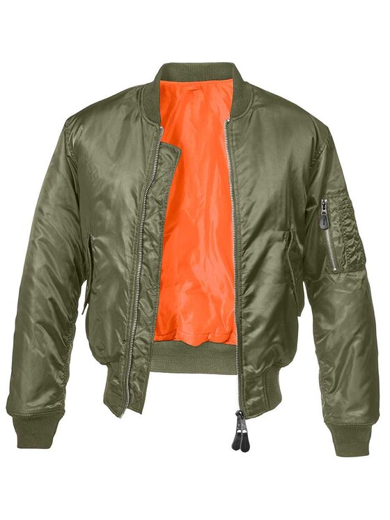 Brandit Brandit Kurtka bomber 3149.1.4XL Zielony Regular Fit