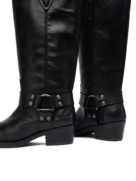 REPLAY REPLAY Csizma GWN88 .000.C0001L Fekete