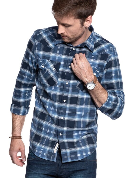 Lee Lee Camicia RIDER SHIRT Bianco Regular Fit