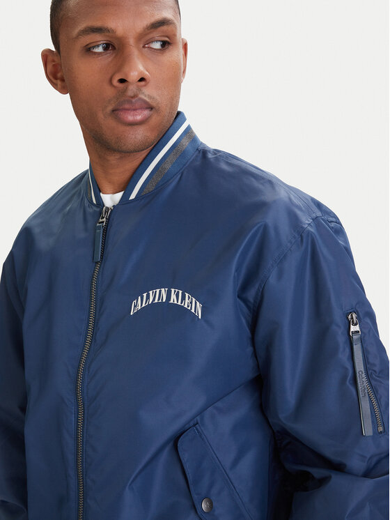 Calvin Klein Jeans Calvin Klein Jeans Bomberjacke LV04RF510G Blau Regular Fit
