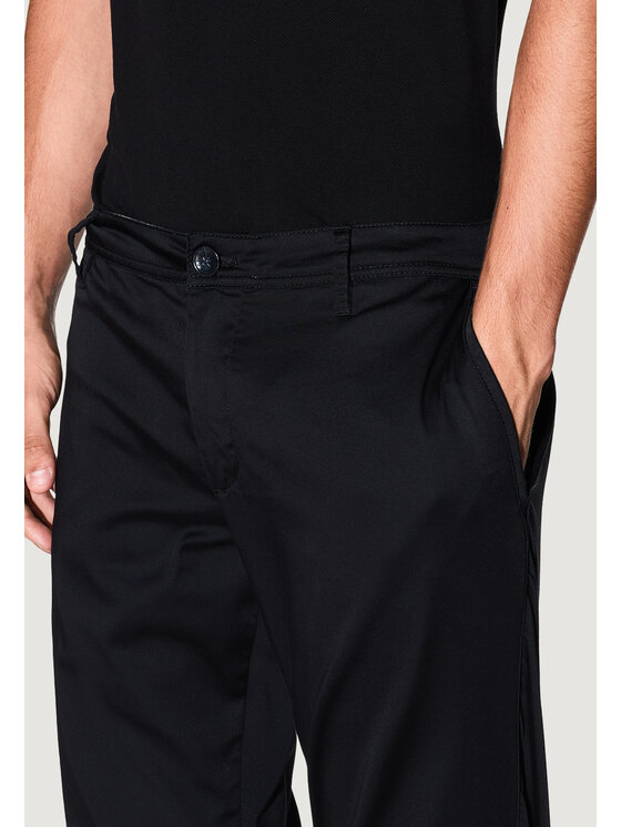 Armani Exchange Armani Exchange Pantaloni chino XM001162 AF13236 Nero Casual Fit