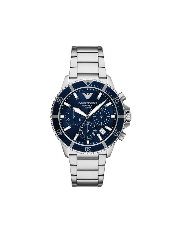 Emporio Armani Emporio Armani Laikrodis World Explorer AR11681 Sidabrinė