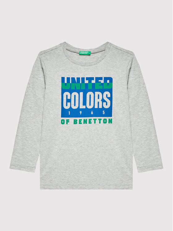 United Colors Of Benetton Bluză 3I1XC105U Gri Regular Fit