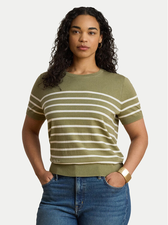 LAUREN RALPH LAUREN LAUREN RALPH LAUREN T-krekls Eyelah 200P13973001 Zaļš Regular Fit