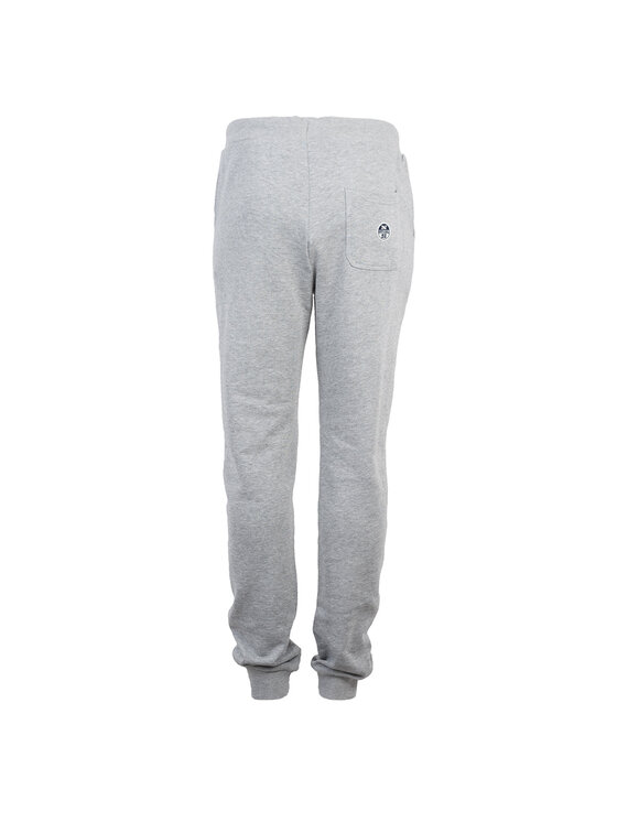 North Sails North Sails Παντελόνι υφασμάτινο 90 3202 000 | Sweatpant W/Graphic Γκρι Regular Fit