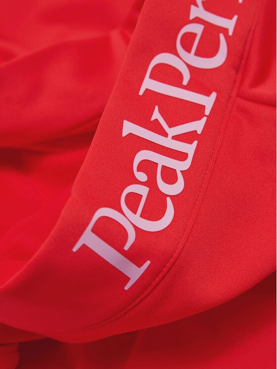 Peak Performance Peak Performance Bluza Rider Tech Czerwony Regular Fit
