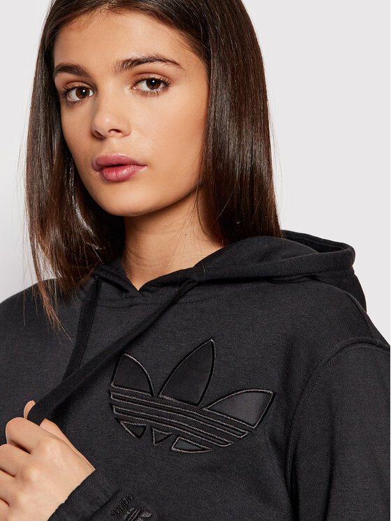 adidas adidas Bluza HE4732 Czarny Relaxed Fit