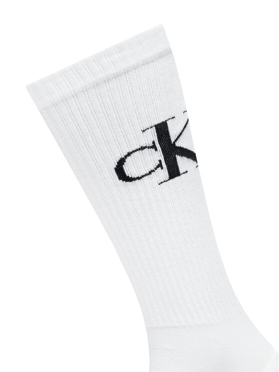 Calvin Klein Jeans Calvin Klein Jeans Комплект 2 чифта дълги чорапи мъжки 701228802 Бял