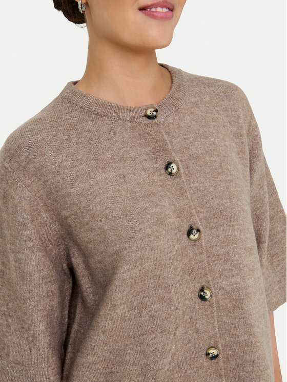 ONLY ONLY Cardigan Camilla 15348772 Marrone Regular Fit
