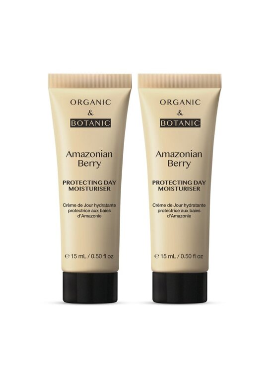 Organic & Botanic Organic & Botanic Nawilżający krem dzienny OB Amazonian Berry 15 ml – zestaw dwóch sztuk Krem na dzień