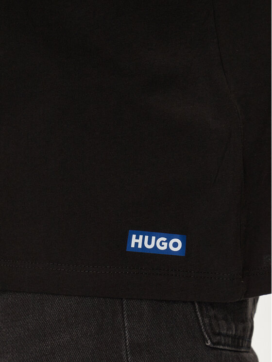 HUGO Hugo Komplet 3 t-shirtów Naolo 50522382 Czarny Regular Fit