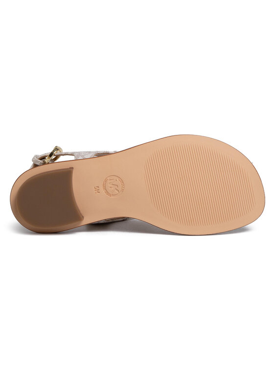 MICHAEL Michael Kors MICHAEL Michael Kors Сандали Mini Mk Logo 40R5MKFA1B Бежов