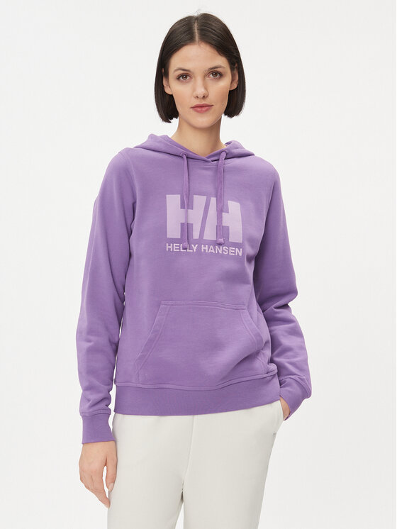 Helly Hansen Bluză Logo 33978 Violet Regular Fit
