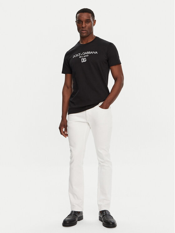 Dolce&Gabbana Dolce&Gabbana T-shirt G8PD7Z G7B9X Crna Regular Fit