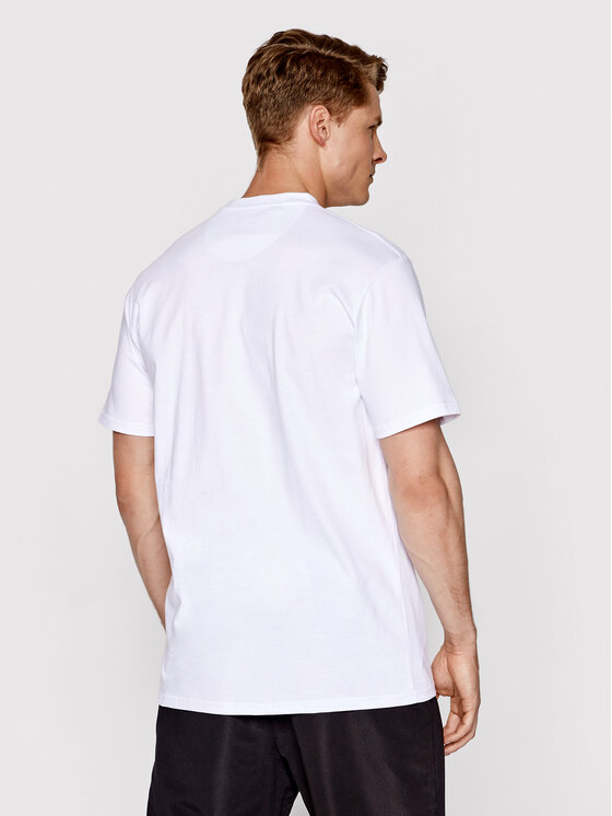 T-shirt KLASYK Broken 1023 Bianco Regular Fit