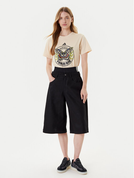 adidas adidas T-Shirt FARM Graphic JL8614 Béžová Regular Fit