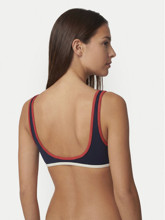 Tommy Hilfiger Tommy Hilfiger Bikini augšdaļa UW0UW06559 Tumši zils