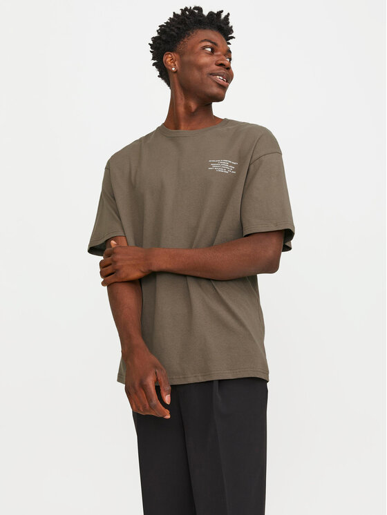 Jack&Jones Tricou Riley 12250651 Maro Regular Fit