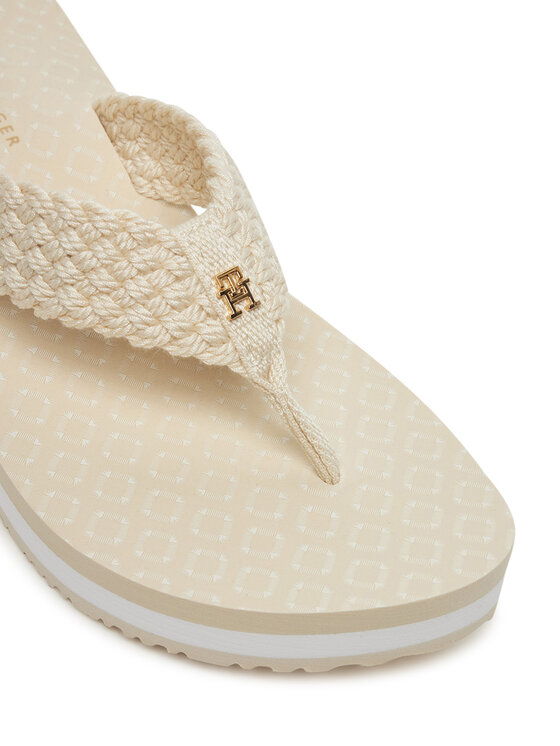 Tommy Hilfiger Tommy Hilfiger Flip flop FW0FW08737 Bej