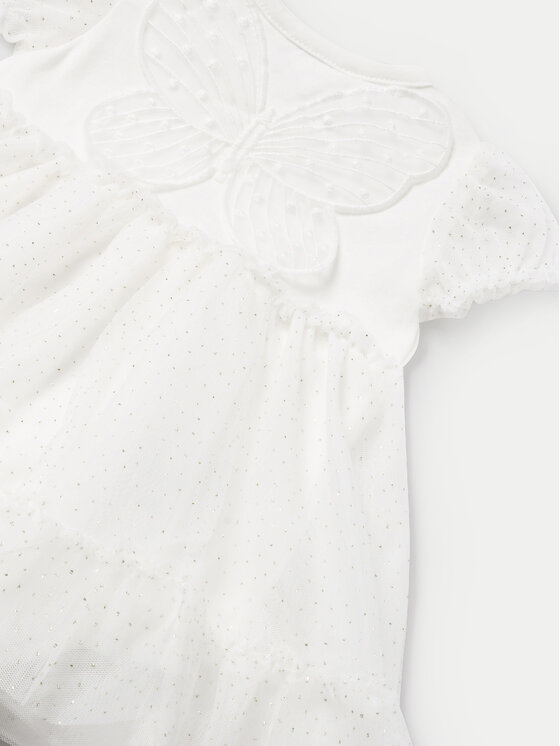 Mayoral Mayoral Elegantes Kleid 1629 Écru Regular Fit