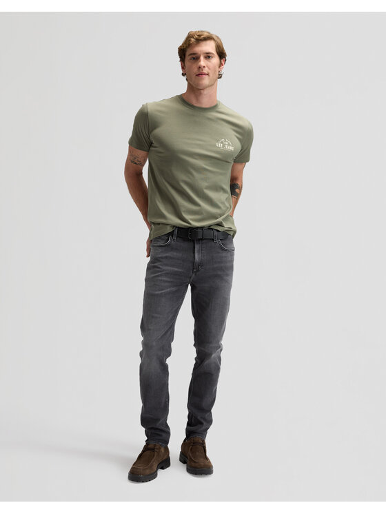 Lee Lee T-shirt SMALL LOGO TEE Verde Relaxed Fit