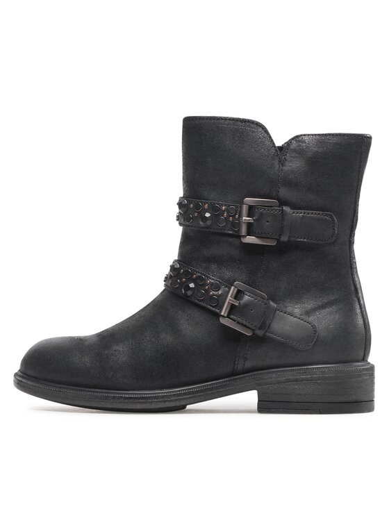Geox Geox Botine D Catria F D26LQF 07743 C9999 Negru