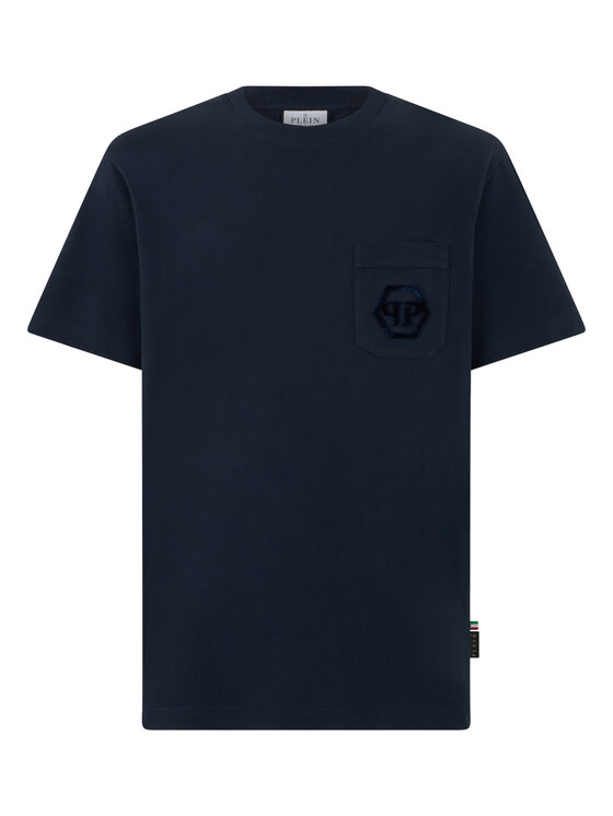 PHILIPP PLEIN PHILIPP PLEIN T-Shirt 31311 Granatowy Regular Fit